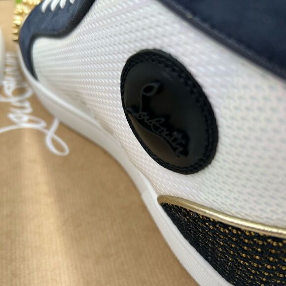 SOLD!!!   Men’s Christian Louboutin Lou spikes Orlato flat sneakers size 46 - Picture 8 of 11